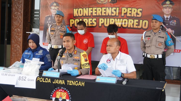 Satresnarkoba Polres Purworejo Berhasil Mengungkap Kasus Peredaran Narkoba