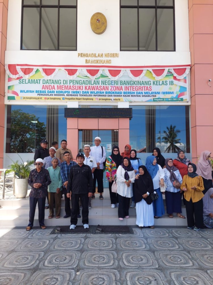 ANGGOTA KOPSAA M BACA SURAT YASIN DI PN BANGKINANG.