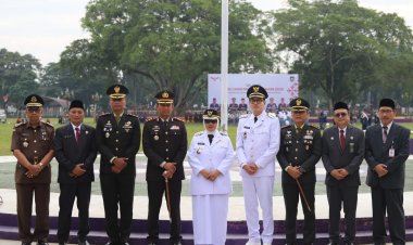 Bupati Pimpin Upacara Bendera Peringatan Hari Lahir Pancasila Kabupaten Purworejo Tahun 2025