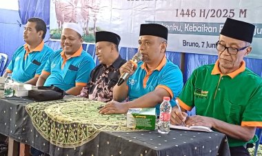 Dipusatkan di Bruno, Hari Raya Idul Adha 1446 H, KSPPS BMT Binamas Purworejo Sembelih 58 Ekor Kambing dan 1 Ekor Sapi