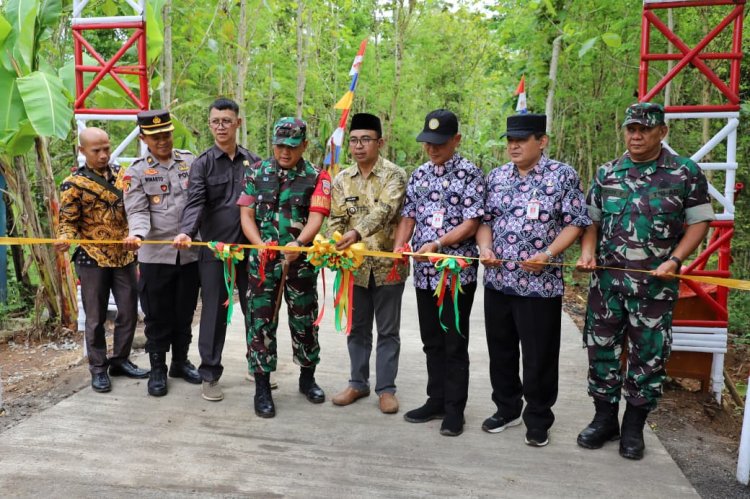 TMMD Sengkuyung Tahap IV Purworejo, Suskes Bangun Jalan Penghubung Antar Kecamatan