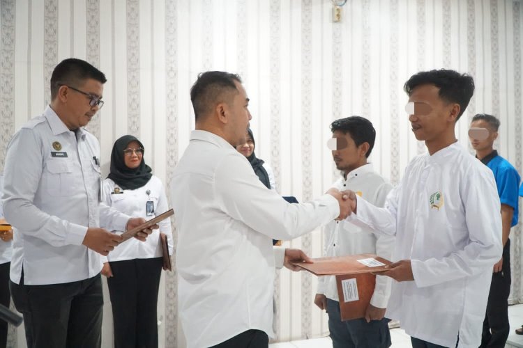 65 Warga Binaan Rutan Dumai Terima Remisi Khusus Natal Tahun 2025